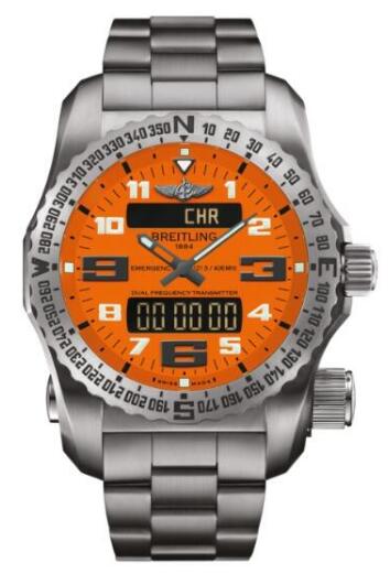 Replica Breitling Professional Emergency II Titanium Orange E76325A5.O508.159E Men Watch